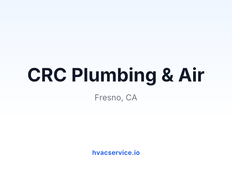 CRC Plumbing & Air