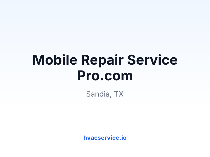 Mobile Repair Service Pro.com