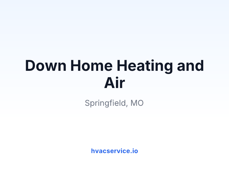 Down Home Heating and Air