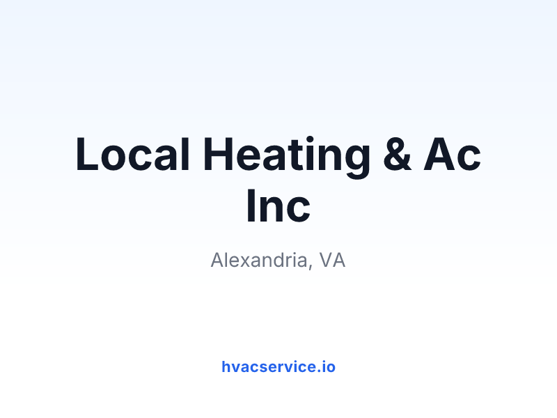 Local Heating & Ac Inc