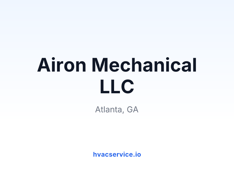 Airon Mechanical LLC