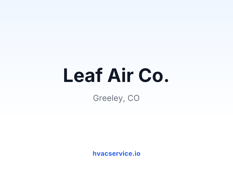 Leaf Air Co.