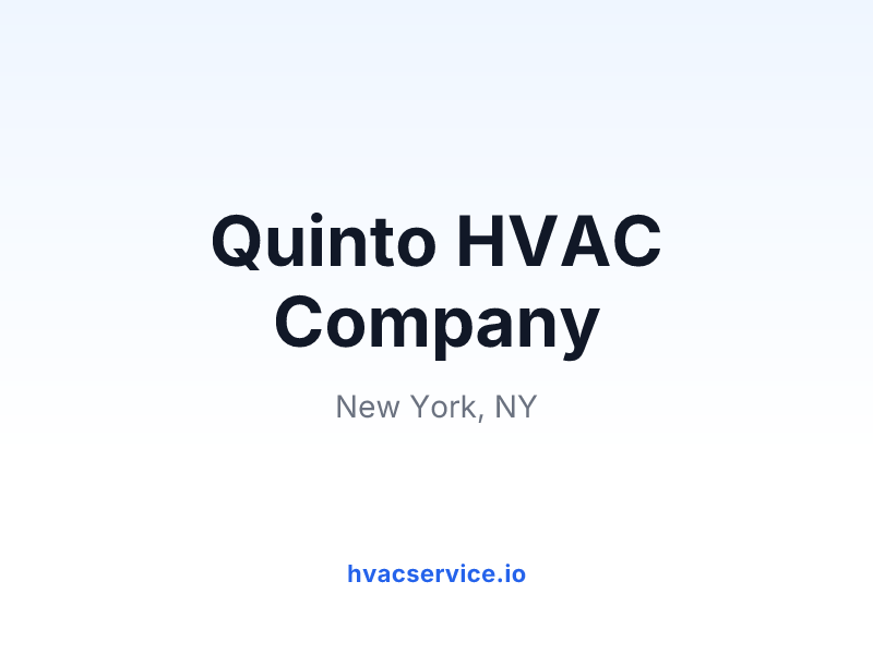 Quinto HVAC Company