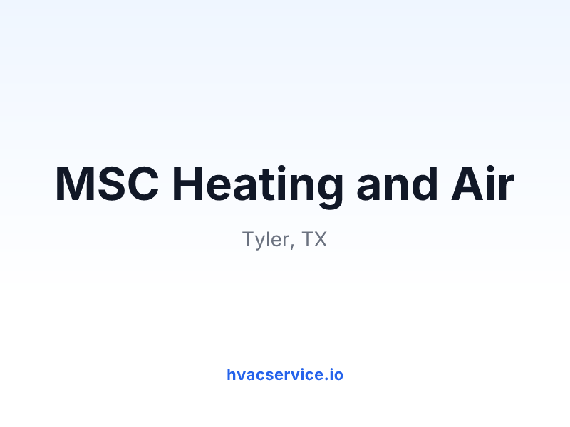 MSC Heating and Air