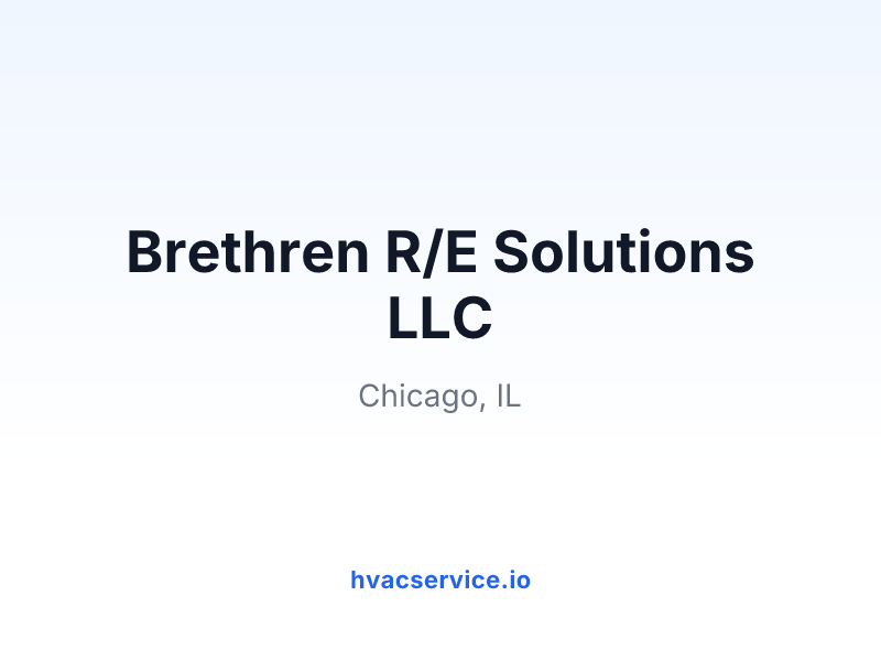 Brethren R/E Solutions LLC