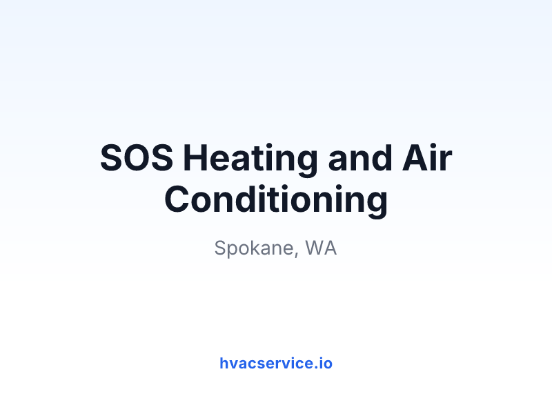 SOS Heating and Air Conditioning