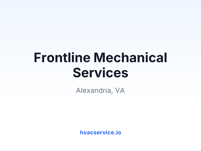 Frontline Mechanical Services