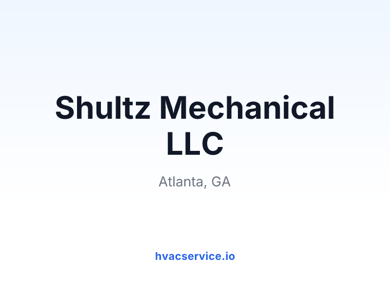 Shultz Mechanical LLC