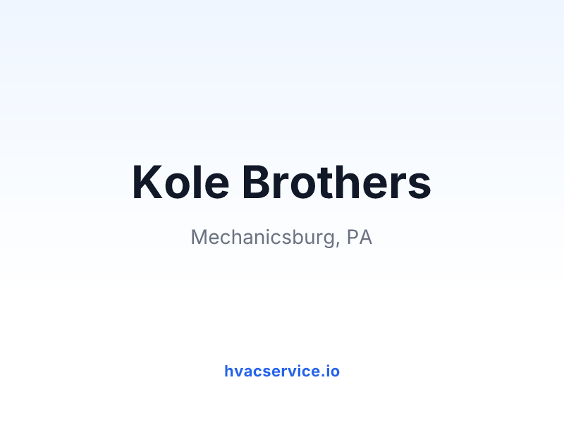 Kole Brothers