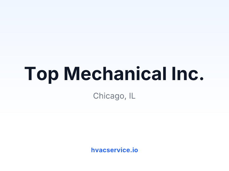 Top Mechanical Inc.