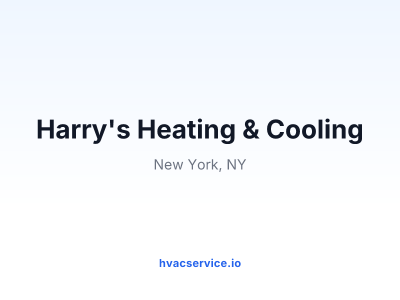 Harry's Heating & Cooling