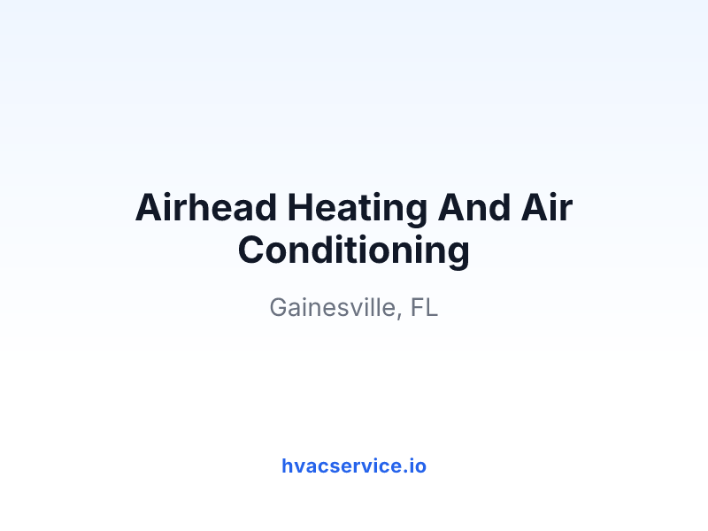 Airhead Heating And Air Conditioning