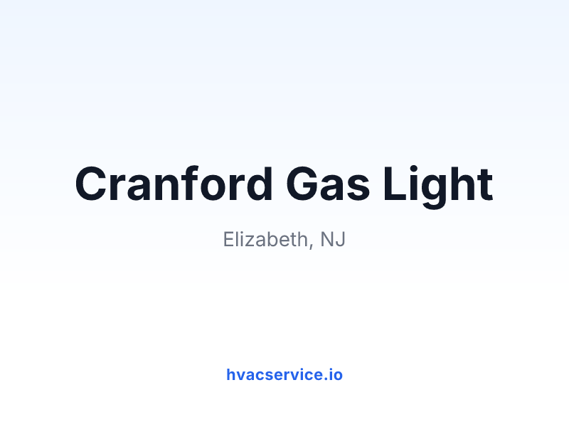 Cranford Gas Light