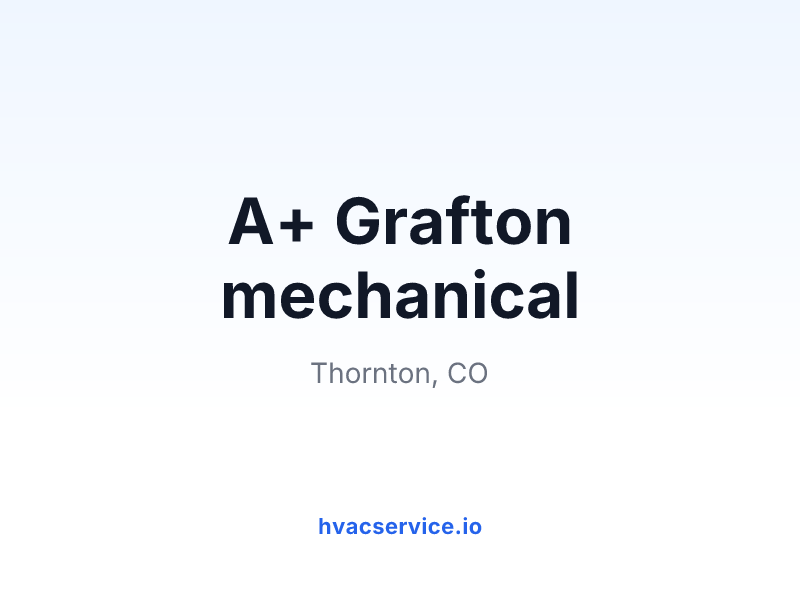 A+ Grafton mechanical