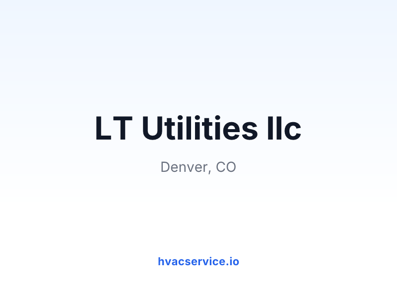 LT Utilities llc