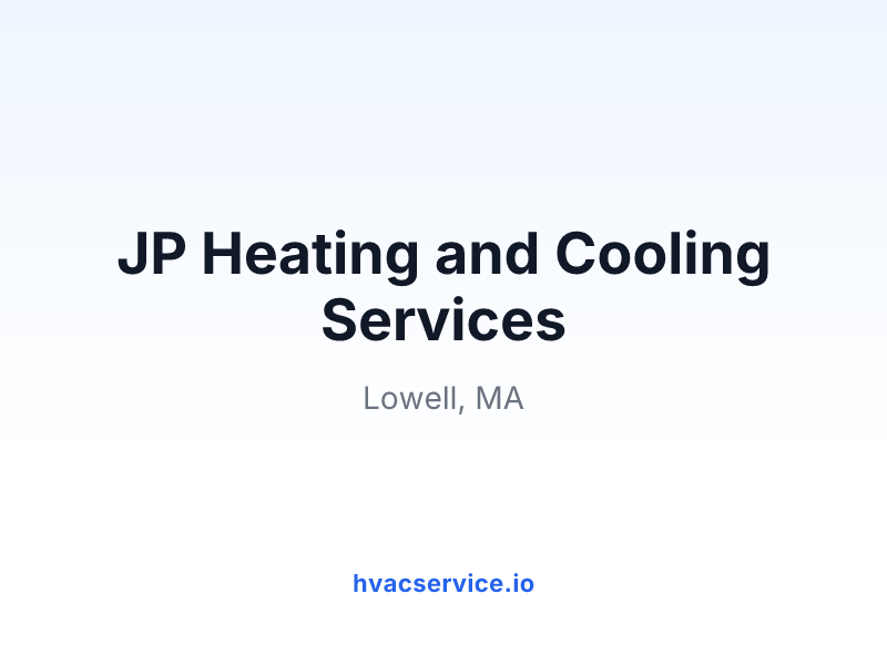 JP Heating and Cooling Services