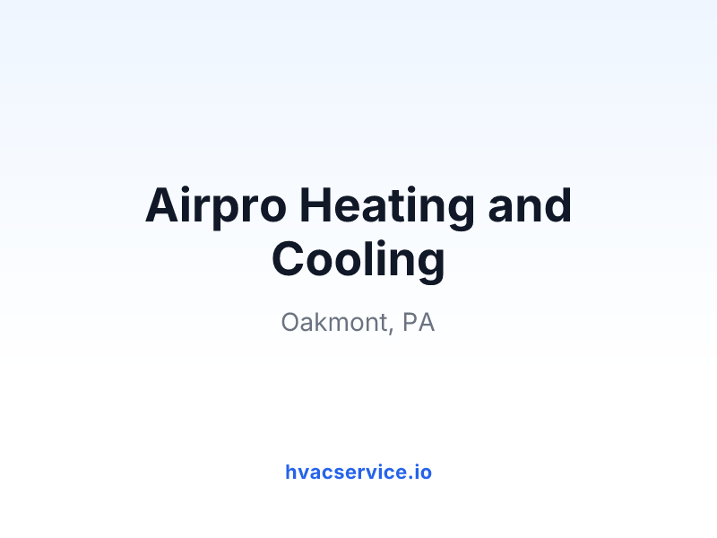 Airpro Heating and Cooling