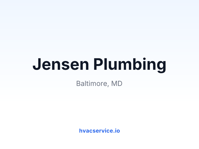 Jensen Plumbing