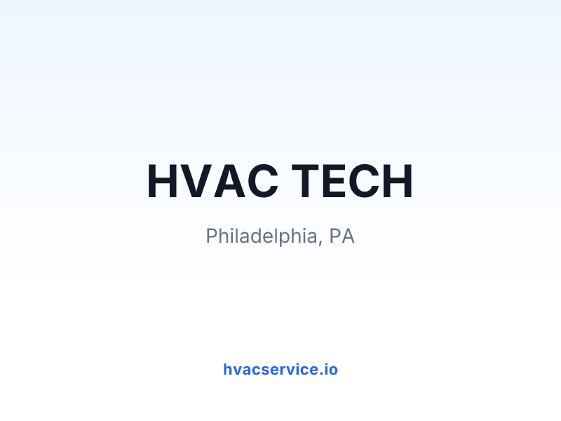 HVAC TECH