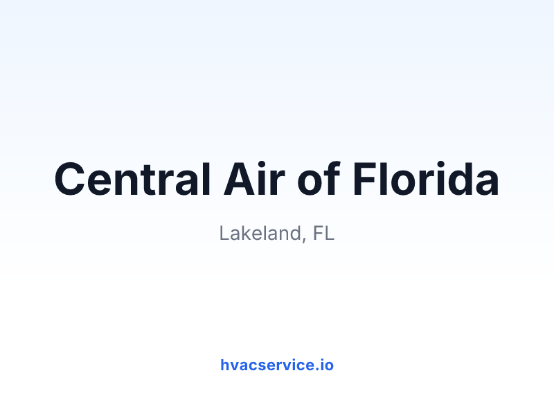 Central Air of Florida