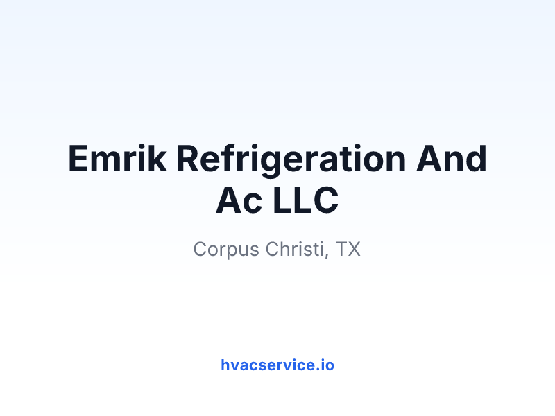 Emrik Refrigeration And Ac LLC