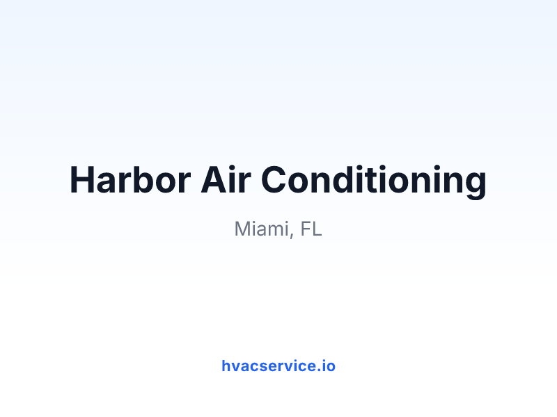 Harbor Air Conditioning