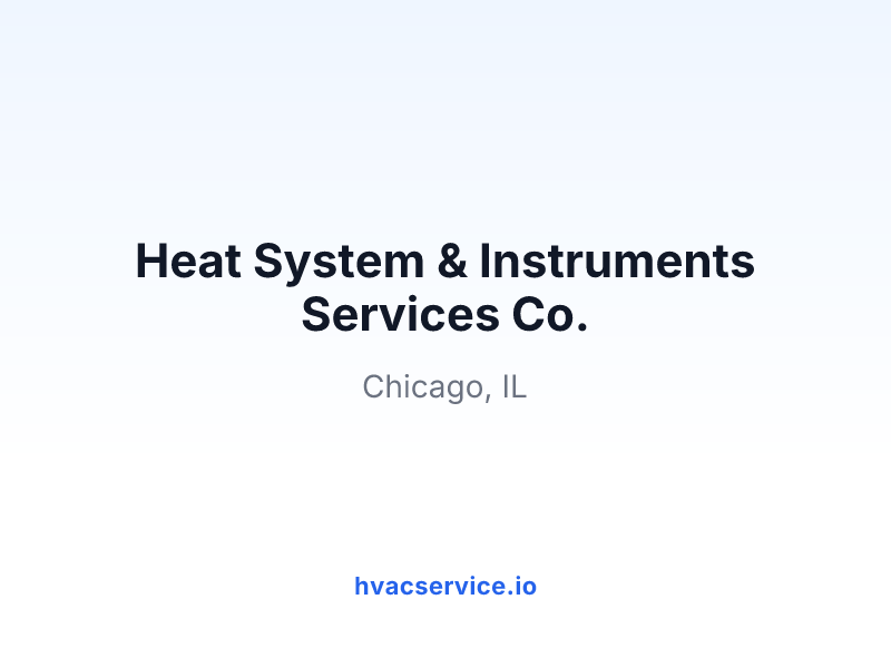 Heat System & Instruments Services Co.