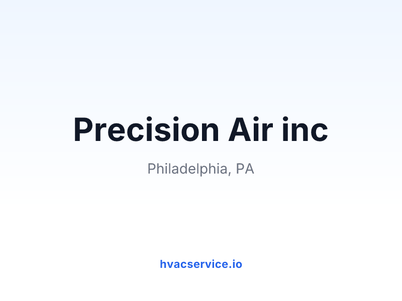 Precision Air inc
