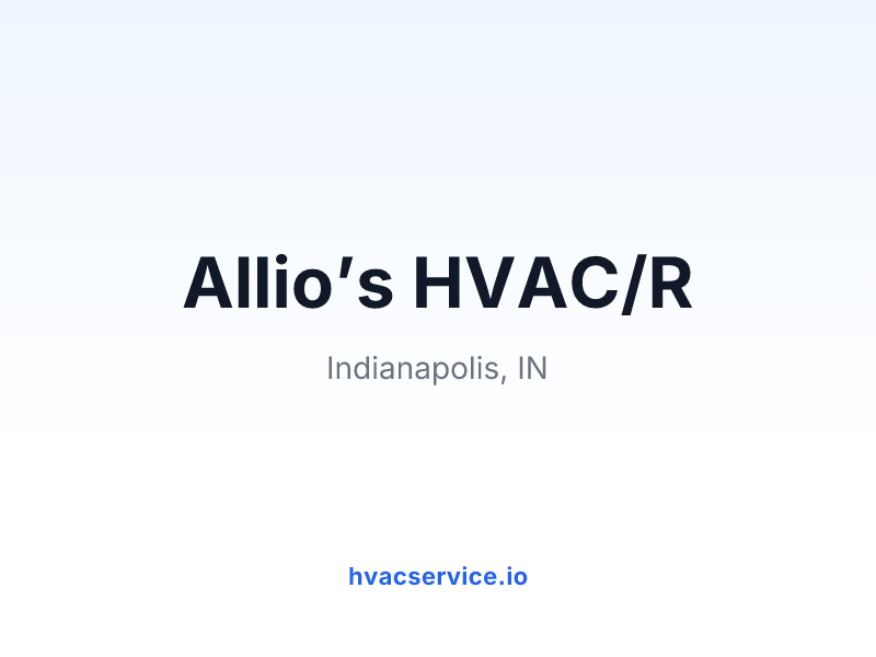 Allio’s HVAC/R