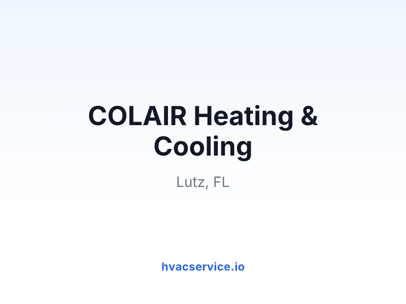 COLAIR Heating & Cooling