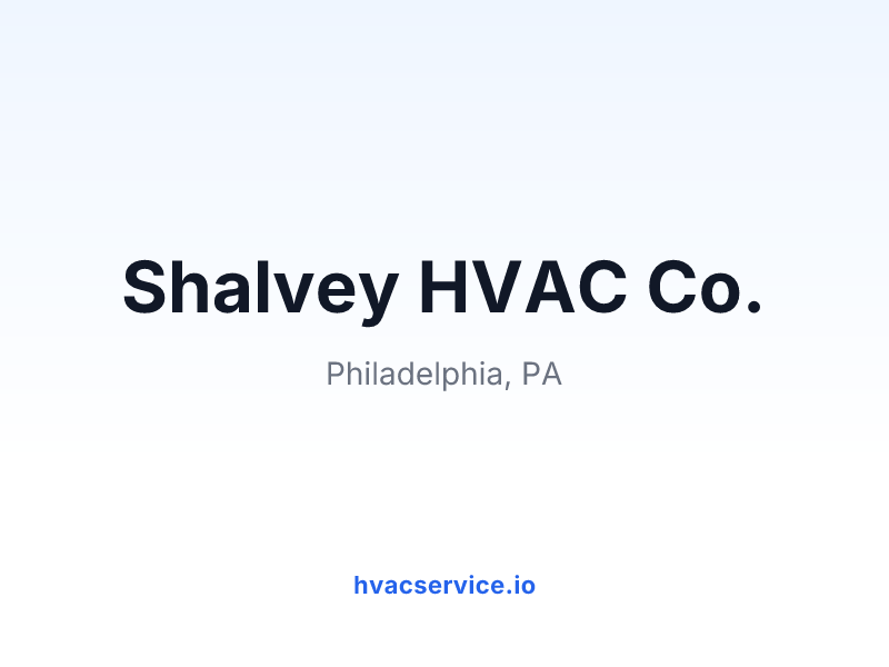 Shalvey HVAC Co.