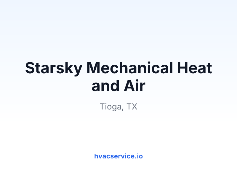 Starsky Mechanical Heat and Air