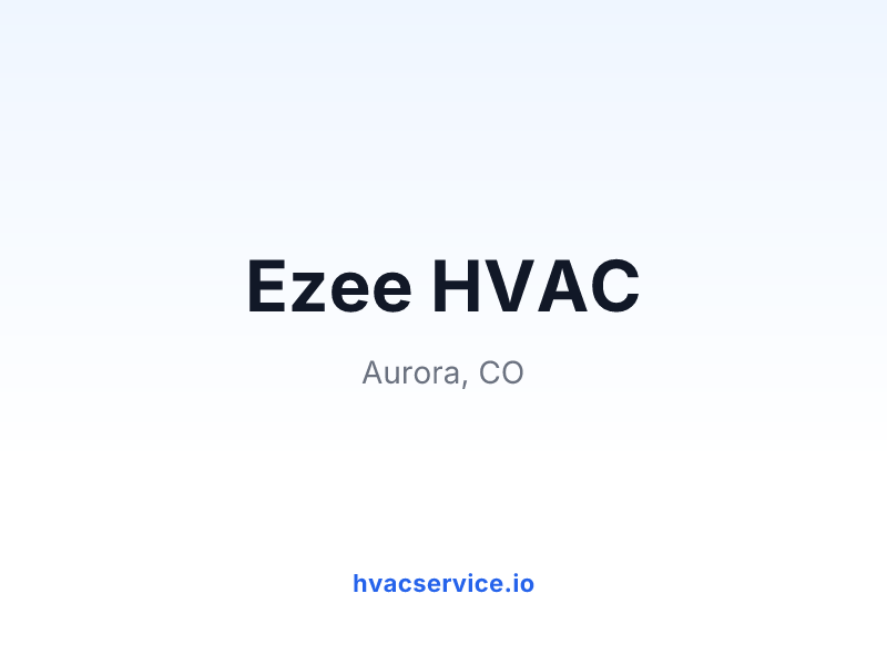 Ezee HVAC