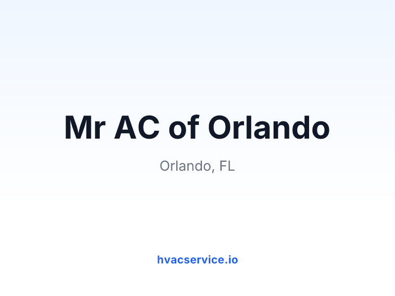 Mr AC of Orlando