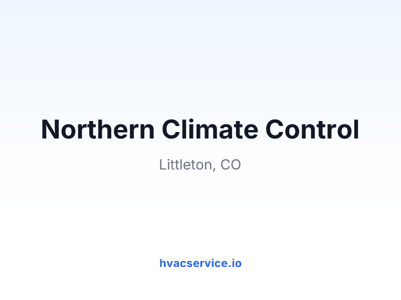 Northern Climate Control