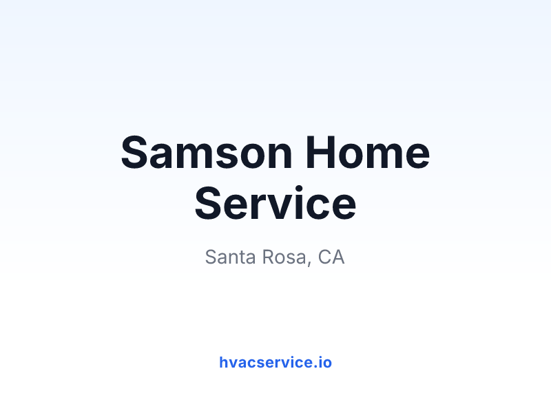 Samson Home Service