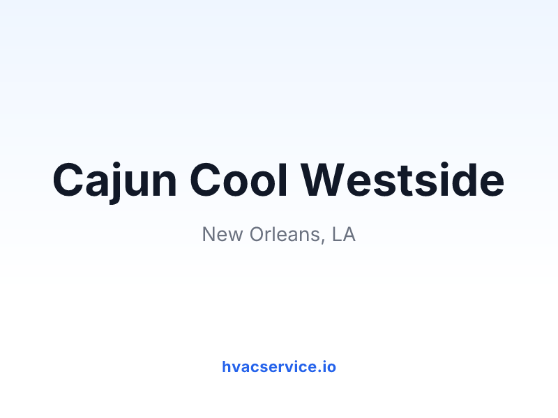 Cajun Cool Westside