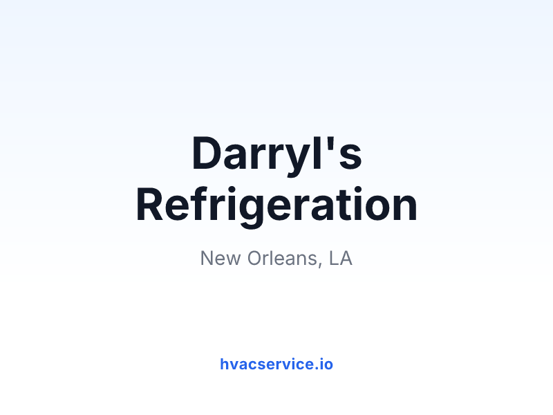 Darryl's Refrigeration