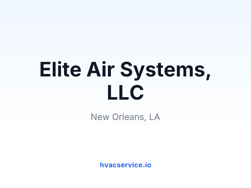 Elite Air Systems, LLC