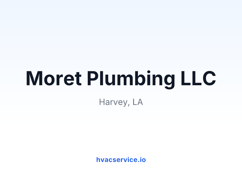 Moret Plumbing LLC