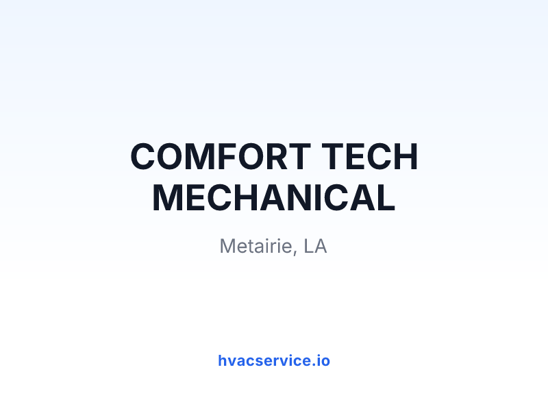 COMFORT TECH MECHANICAL
