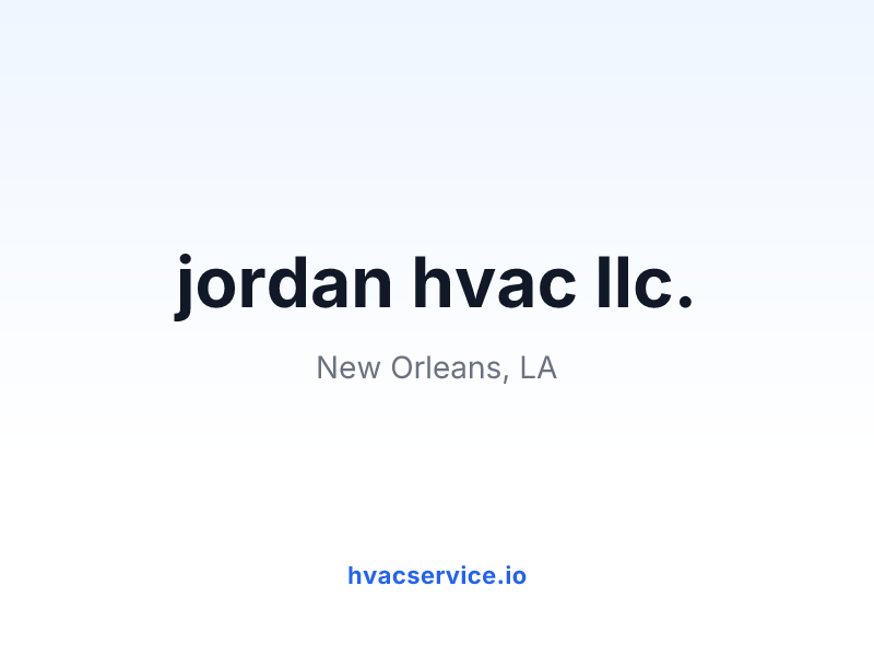 Jordan HVAC, LLC
