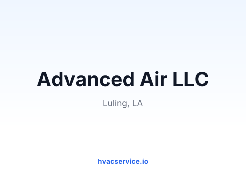 Advanced Air LLC