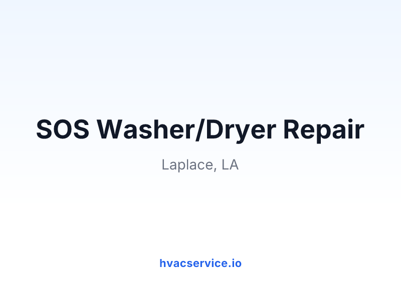 SOS Washer/Dryer Repair