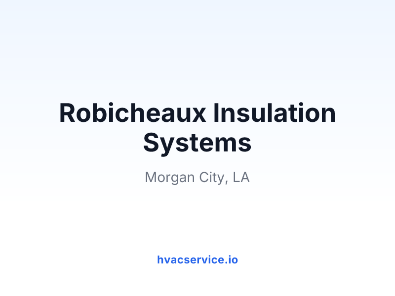 Robicheaux Insulation Systems
