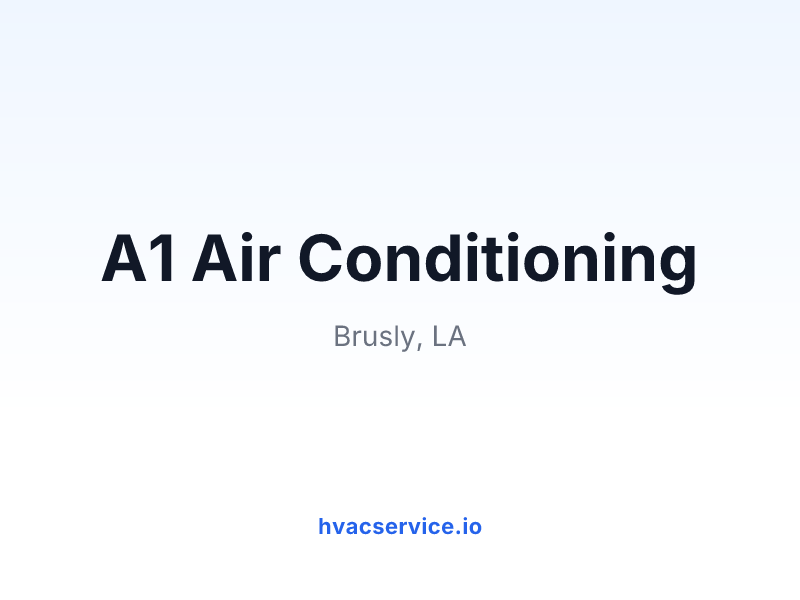 A1 Air Conditioning