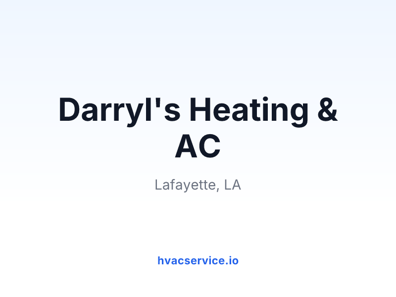 Darryl's Heating & AC