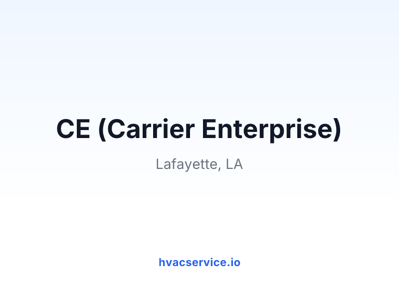 CE (Carrier Enterprise)