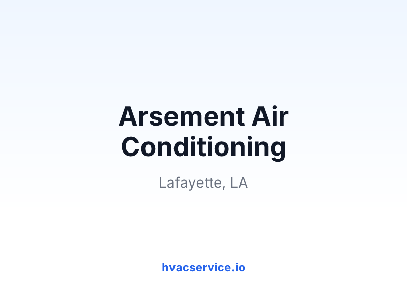Arsement Air Conditioning