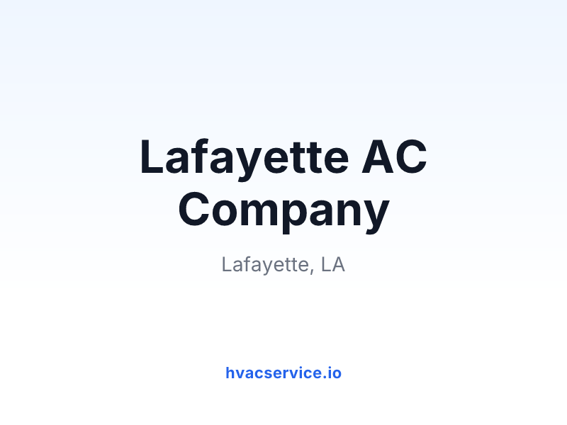 Lafayette AC Company